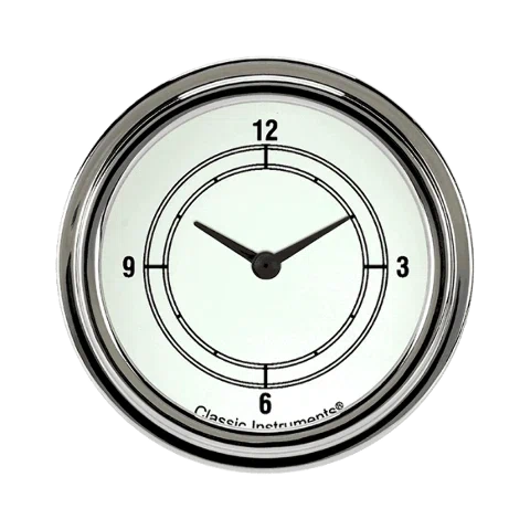 Classic White 2 5_8_ Clock CW92SLF